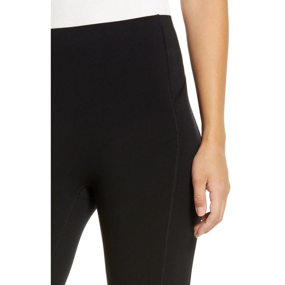 Spanx Every Wear 7/8 Active Pocket Leggings Womens M Black Yoga Pilates Shaping - Picture 4 of 10